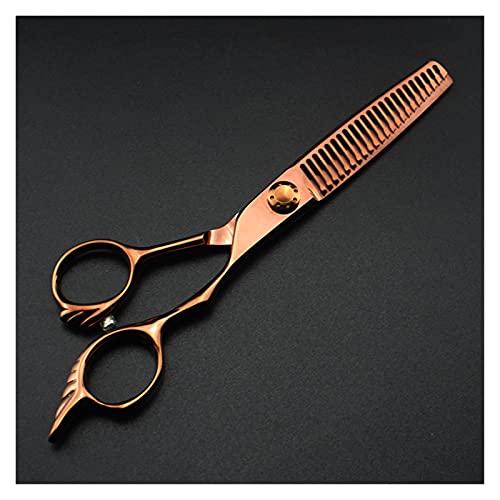 Ciseaux de coiffure en laiton de 6 pouces anti-fourches