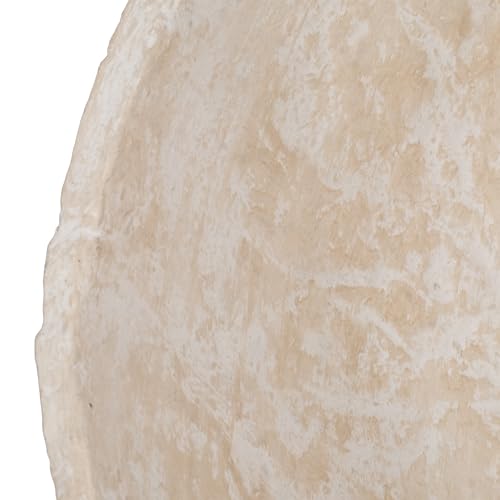 Sagebrook Home Elegant White Paper Mache Bowls - Durable Decorative Pieces Sized 14, 18, 22 Inches (Set of 3) by Sagebrook Home - Image 6