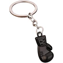 ARFUKA Keychain Metal Boxing Gloves Pendant Key Chain Alloy Keyring Unisex Key Organizer Holder Gift for Men and Women Black