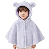 Matériau confortable : Cette cape pour enfant est confectionnée dans un tissu en peluche doux et confortable, offrant une sensation de douceur sur la peau délicate des enfants. Elle procure chaleur et confort, ce qui en fait le choix idéal pour les sorties hivernales ou les moments de détente à la maison.