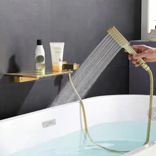 Mitigeur bain-douche cascade blanc petit modèle avec flexible - 4