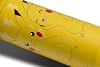 Termo de acero inoxidable de 16 oz con diseño de Pikachu, aislado, color amarillo 8