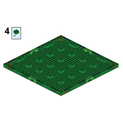 KEKRAV Moci Wood Coaling Tower Building Blocks, Moc-66138, kleine Partikel Street View Building Blocks, Sammelmark… – Bild 8