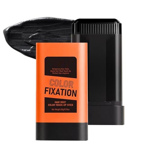Instant Hair Dye Com - Tinte para el cabello portátil para hombres y mujeres, temporal para raíz, solución rápida de color del cabello, pincel compacto para viajes, kit de peinado