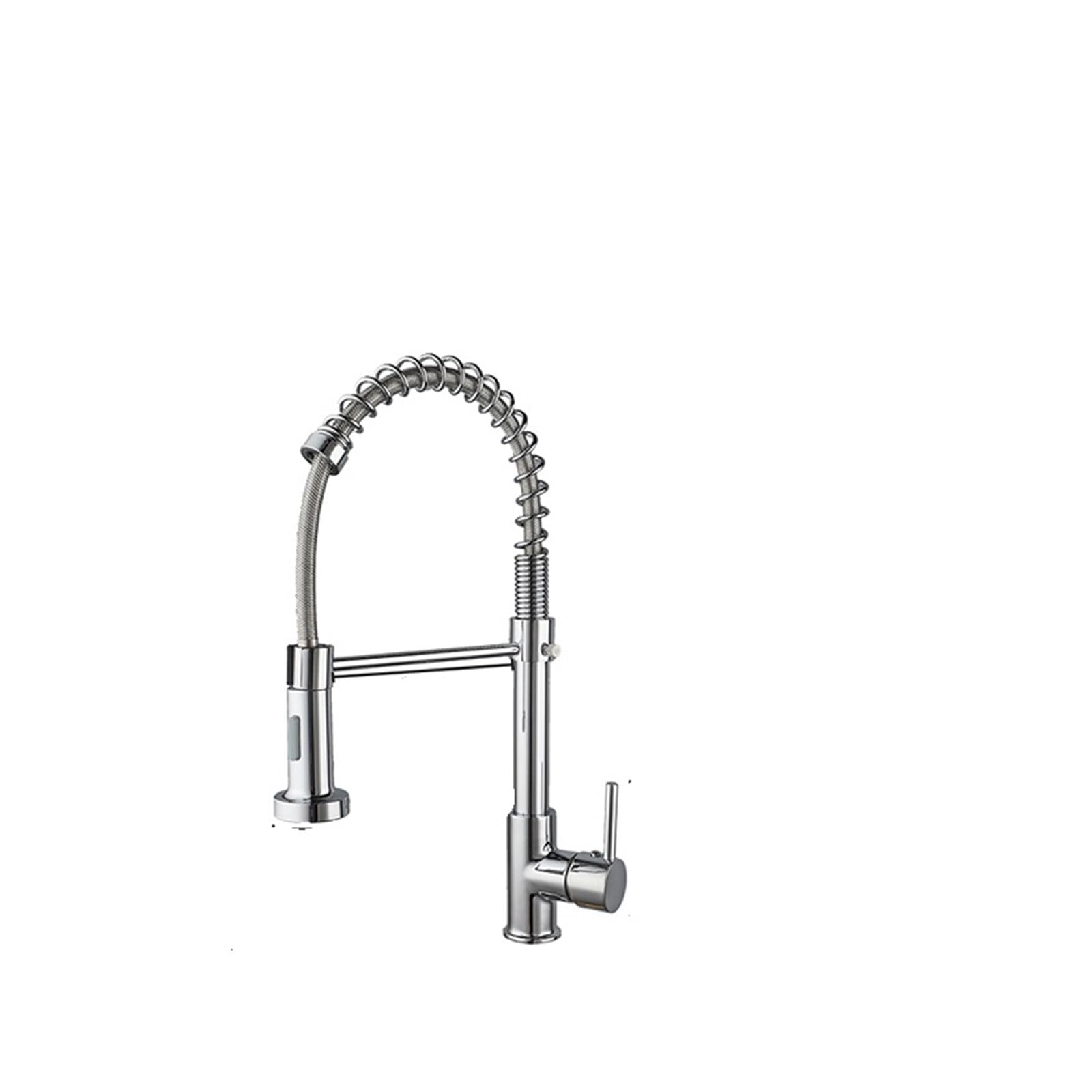 Yjyjy C Faucet Brass Pull-Out Spring Kitchen Faucet Kitchen Sink Mixer 360 Degree Swivel Flow Sprayer Nozzle Mixer Hot And Old Faucet Tap