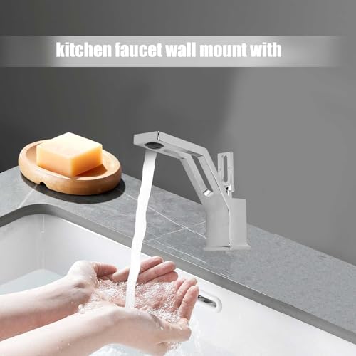 Mitigeur moderne à poignée unique contre les fuites de lavabo - 4