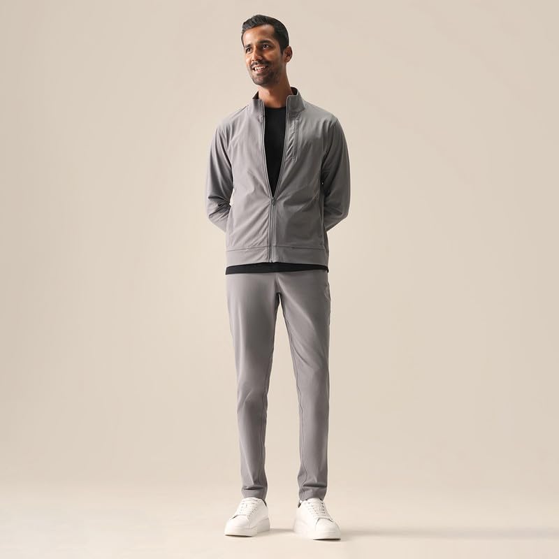Image of BlissClub The Legendary Pants for Men Casual Office Trousers AeroFlex Stretch Fabric 7 Functional Pockets for Men up to 5'8 inch to 5'10 inch