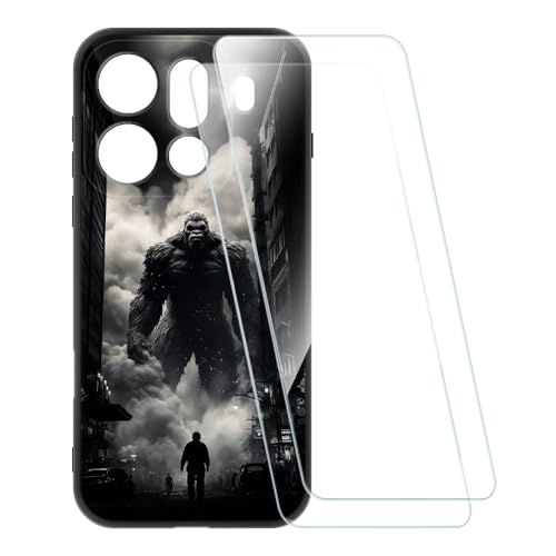 ESACMOT �v�����g�P�[�X + 2�������K���X�t�B���� OPPO Find X9 Pro 5G PLG110 �Ƃ̌݊�������, �Ռ��z���\�t�g�J�o�[ HD�N���A (�����X�^�[)