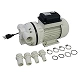 SWANGET AC 110V-120V DEF Transfer Pump for Diesel Exhaust Fluid (DEF) Drum Compatible American Plug, Diaphragm Irrigation Self priming Electric water pump 10.6 GPM 23PSI,14.3lb, Lift 11m,Power 350W