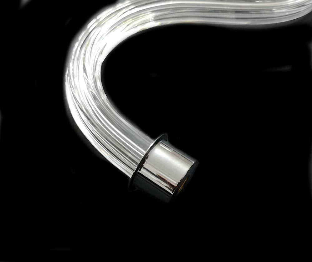 Finale Ricambio Lampadario Vetro Di Murano Con Morrisa Colore Cristallo E Oro