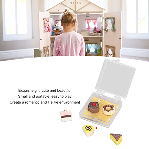 Shanrya Miniatur Puppenhaus sichere Verwendung 1:12 Puppenhaus Miniatur Desserts Harz schönes schönes Material für 1:12… – Bild 3