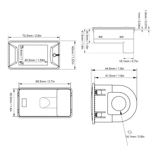 Medidor de panel voltaje digital dual amperímetro voltímetro CA 40-400V PZEM-026 5