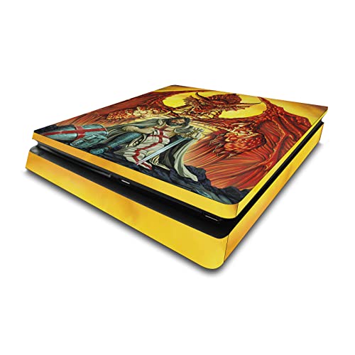 Autocollant PlayStation 4 Slim skin dragon vinyle Ed Beard Jr PS4