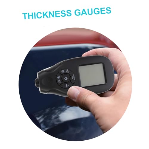 Medidor de espesor de recubrimiento ULTECHNOVO, ligero y preciso para mediciones automotrices, diseño ergonómico no deslizante, ideal para vehículos usados miniatura 6