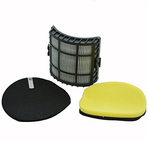 Ez Spares Replacement For Bisel 12118 Filter,For Powerglide Vacuum Cleaners Lift Off Filter Kit Compare To Vacuum Hepa Part Attachment 160-1972, 160-1973, 160-1974, 1601974, 1603437, 2763(2 Pack) #TOP2