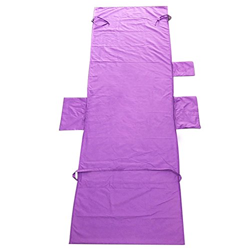 GZQ Lounger Mate Beach Towel Microfiber Pool Chair Cover with Pockets for Holiday Sunbathing Garden Lounge Travel (Purple)