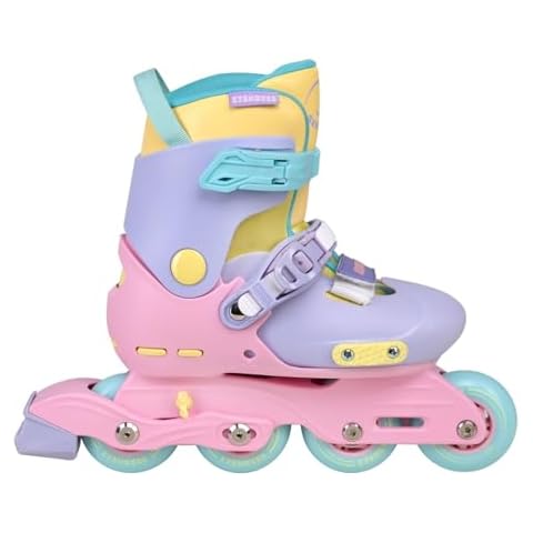 C SEVEN C7skates Nostalgic Jr. Inline Skates for Girls, Boys, and Youth (Jelly, Size L) Cover