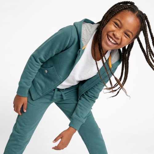 Image of Mightly Fleece Zip Hoodie | Boys & Girls' Organic Cotton Hooded Sweatshirts w /Pockets, Fair Trade Certified for Toddler&Kids