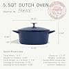 Made In Cookware | Dutch Oven 5.5 Quart (Blue) | Enameled Cast Iron | Exceptional Heat Retention & Durability | Professional Cookware | Crafted in France | Induction Compatible #2