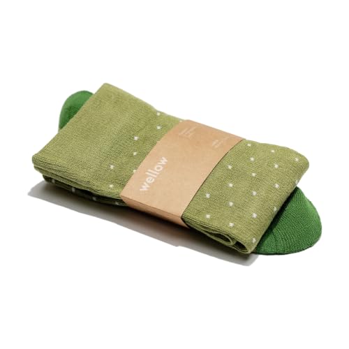 Image of Wellow Dots Collection Knee High Compression Socks 18-25 mmHg