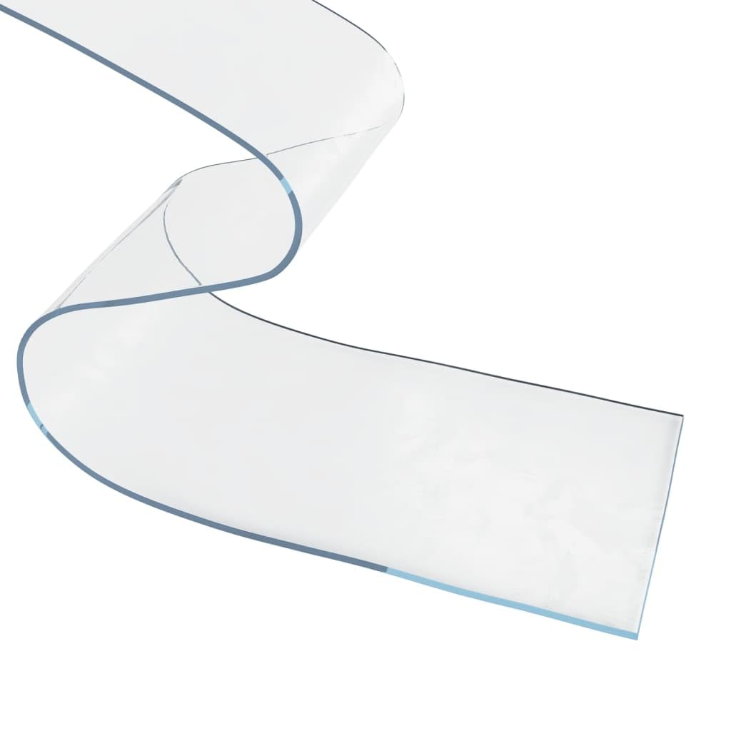 PVC-Streifenvorhang 25m Rolle - 200mm Breite, 1,6mm Stärke - Transparenter Lamellenvorhang als Raumtrenner - Individuell zuschneidbar, strapazierfähige PVC-Lamellen für Industrie und Gewerbe