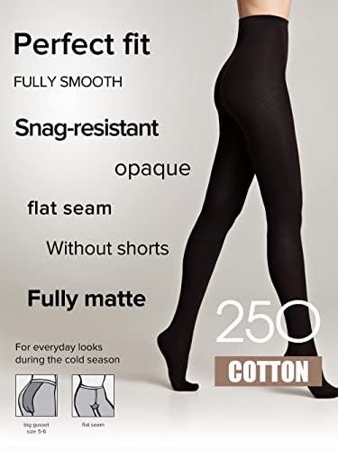 Conte Warm Thick Winter Tights Cotton 250 Den3