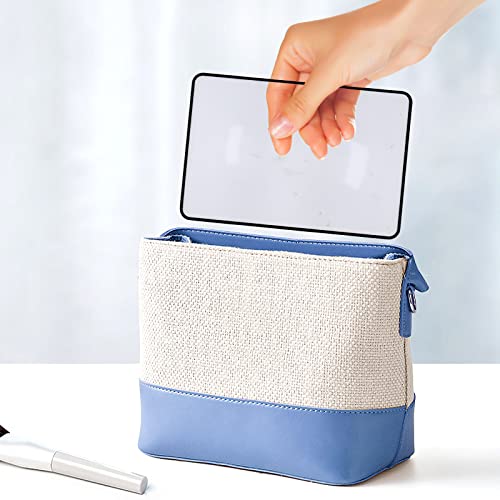 Hoydate LLP20230504112 4Pcs Page Magnifying Sheet 3X Lightweight Optical Plastic Fresnel Lens Bookmark Flat Magnifier thumb #6