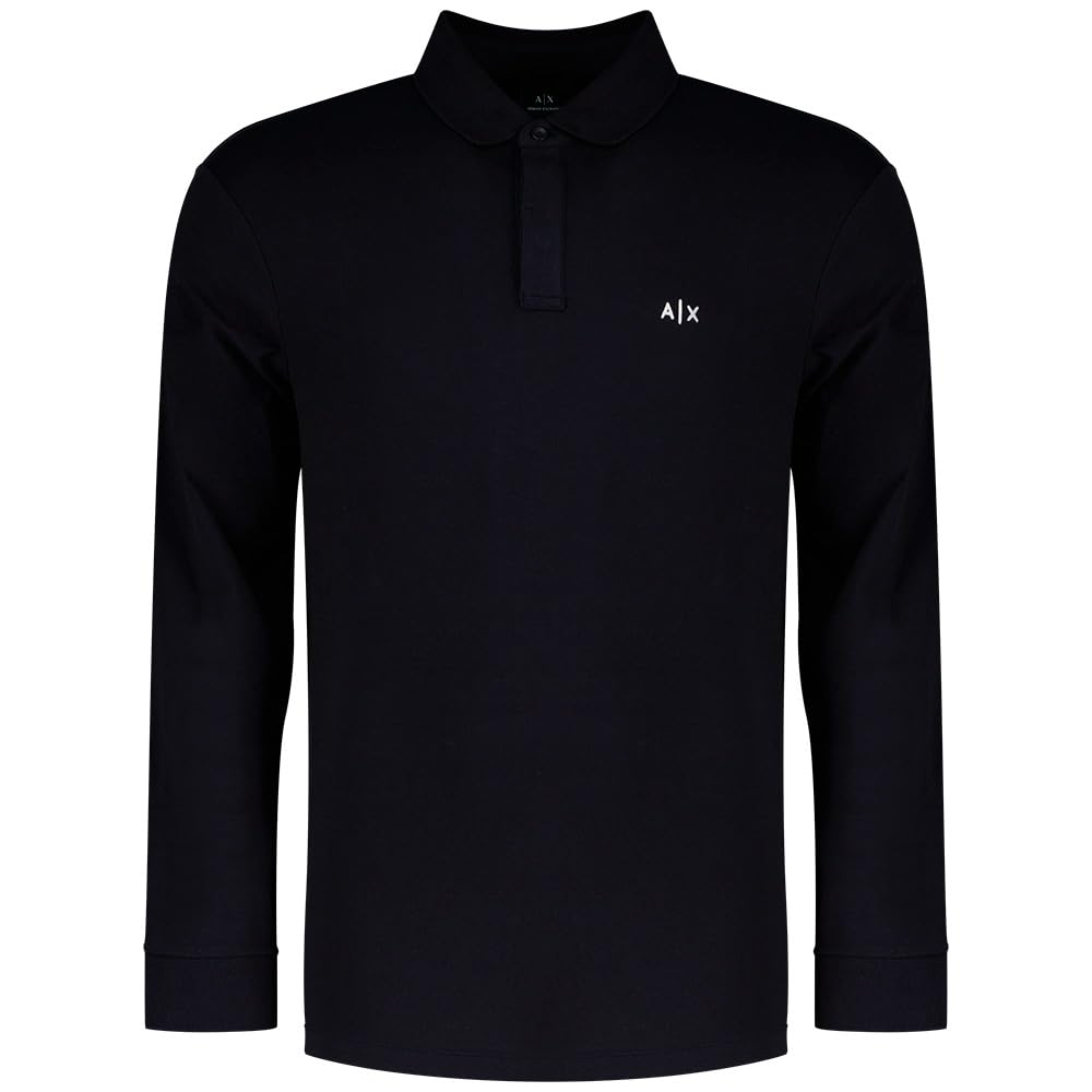 Armani Exchange Herren Marine Polohemd Mittel