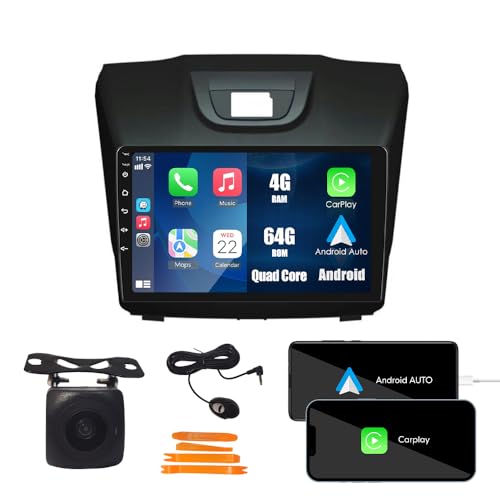 Radio Android con Pantalla Táctil 9" para Isuzu D-MAX miniatura 1