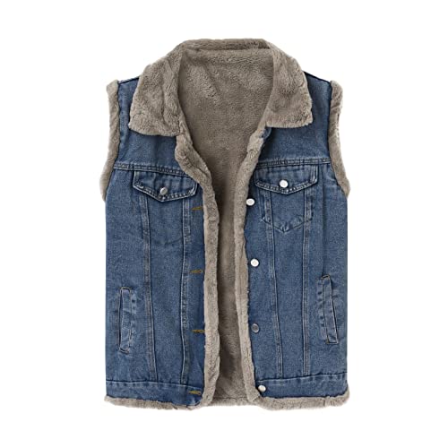 Manteau en jean chaud femme avec poche veste courte vintage