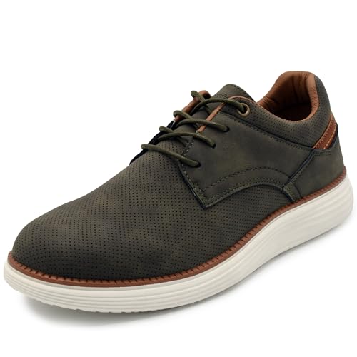 Image of AKADEMIKS Mens Dayton Oxford, Comfortable Footwear for Formal and Casual Wear