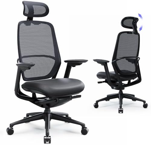 Ergonomic Office Chair, High Back Mesh Desk Chair with Adjustable...
