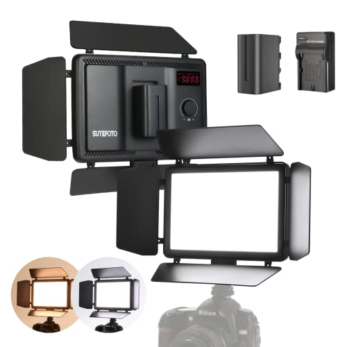 Sutefoto T18 LED Video Light, Indoor & Outdoor 2000 Lumens ...