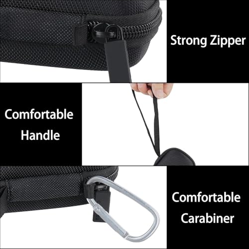 co2CREA Hard Storage Carrying Case for Samsung T5 EVO Portable SSD 2TB 4TB 8TB External Solid State Drive Hard EVA Shockproof Protective Travel Bag