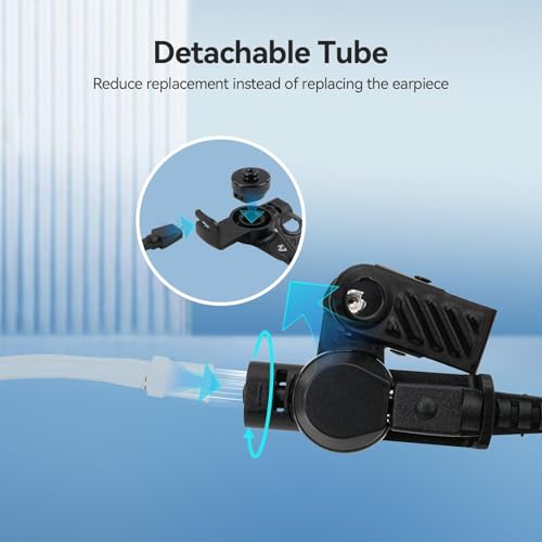 Image of Retevis AI Active Noise Cancellation Walkie Talkie Earpiece, Rechargeable