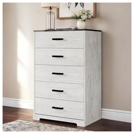 Rustic 5 Drawer Chest by Ashley Signature Design
