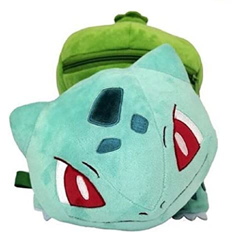 CYPBRANDS- Mochila Peluche Bulbasaur Pokemon, Dibujos Animados, Color Verde, M (MC-113-PK) CYPBRANDS- Mochila Peluche Bulbasaur Pokemon, Dibujos Animados, Color Verde, M (MC-113-PK)