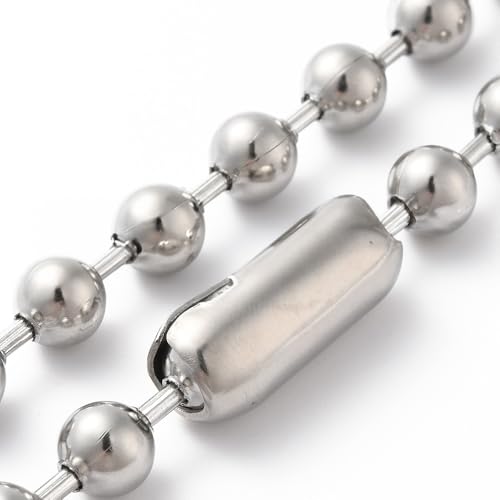 Image of LZD 6-10 inch Stainless Steel Ball Chain Beads Bracelet Silver Gold Multicolor 2 /4 /6 /8 /10mm Bead P274