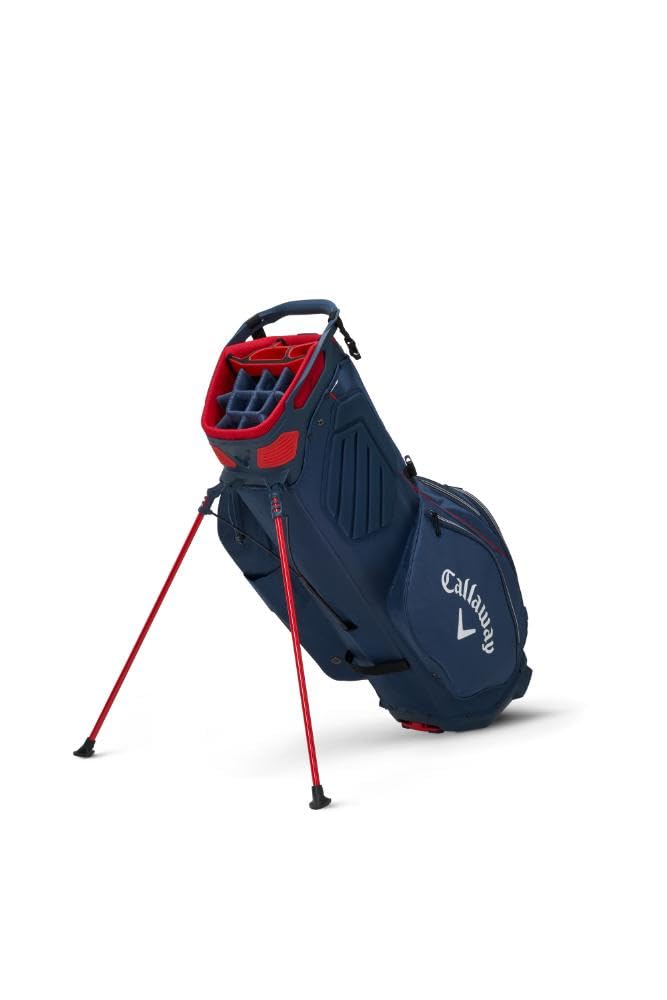 Callaway Golf 2022 Fairway 14 Stand Bag, Navy/Red/White Color