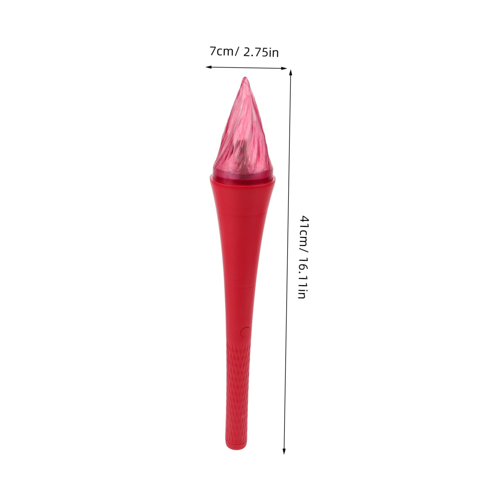 OUNONA Props Handheld Glowing Fake Games Party Operated Simulation Artificial Luminous up LED Fire for - Events Small Themed Light Sticks Flashlight Prop Model