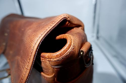 ONA - The Bowery - Camera Messenger Bag - Antique Cognac Leather (ONA5-014LBR)
