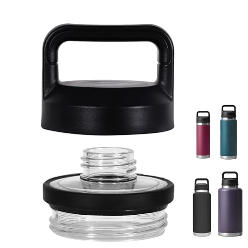 CLOCASIK Screw Top Lid Replacement for YETI Rambler Bottle 18/26/36/46/64oz Compatible with YETI Chug Cap Replacement Lids BPA-Free1 Pack