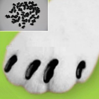 Original XL Small Clear Natural Soft Claws Paws Nail Caps for Cats & Dogs C20-40 lbs Dog - Random Color