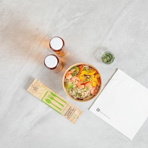 Récipient alimentaire jetable en papier kraft compostable pour dessert et snack - 7