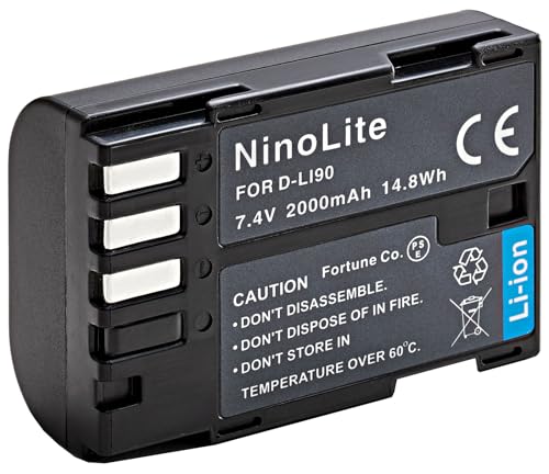 レヨコンプ　パッテリー　未使用 Amazon | NinoLite D-LI90 D-LI90P 互換 バッテリー