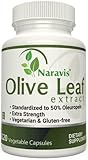 Naravis Olive Leaf Extract - 4-Month Supply - 50% Oleuropein Highest Concentration