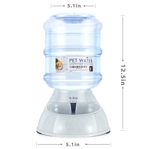 Flexzion Automatic Dog Water Bowl Dispenser for Cat Pet Animal (1