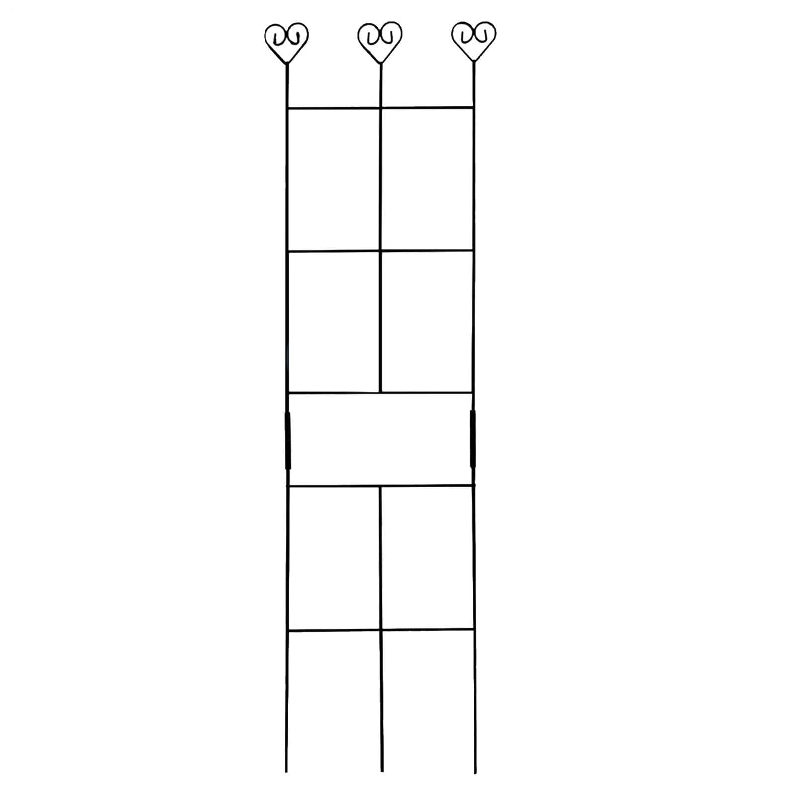 Enrejado para plantas de metal resistente de 27 x 12 pulgadas para macetas