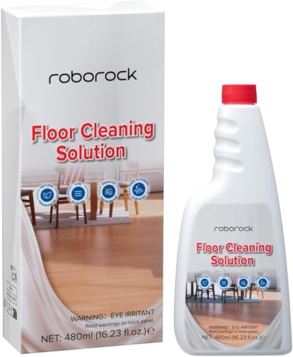 roborock 480ml Original Reinigungsmittel für roborock Saugroboter und Nass-und Trockensauger Bodenreiniger Mittel Keine Schaumbildung und Schlieren 1:200 Konzentrat