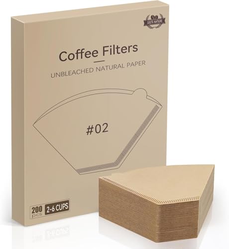 Weenkilly #2 Cone Coffee Filters - 200 Count Brown